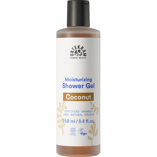 URTEKRAM Hydratační sprchový gel s kokosovým nektarem 250 ml expirace 11.6.2024