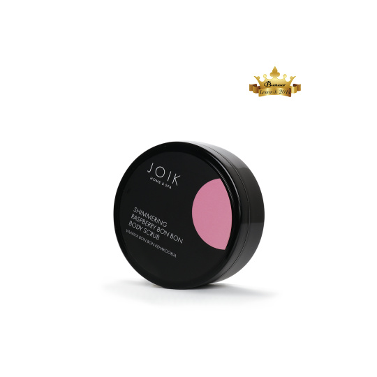 JOIK HOME & SPA Třpytivý tělový scrub malinový Bon Bon