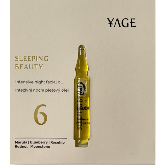 Yage Č. 6 Noční olejové sérum s retinolem proti vráskám Sleeping Beauty vzoreček 1 ml