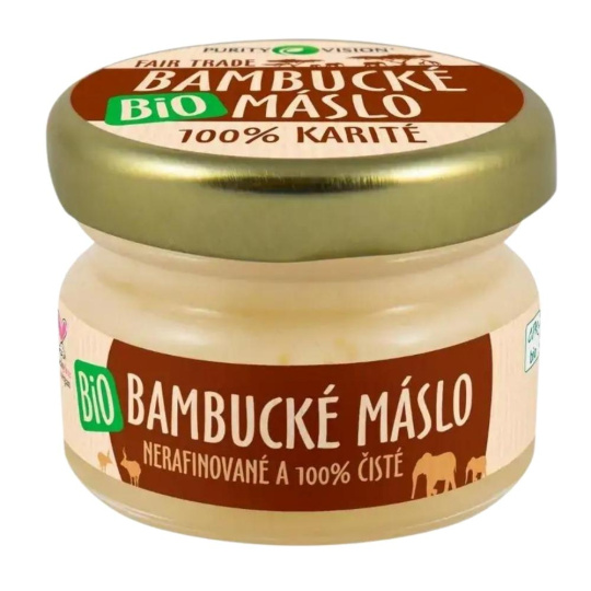 PURITY VISION Bio bambucké máslo na vaření 20 ml po datu expirace 2.2.2023