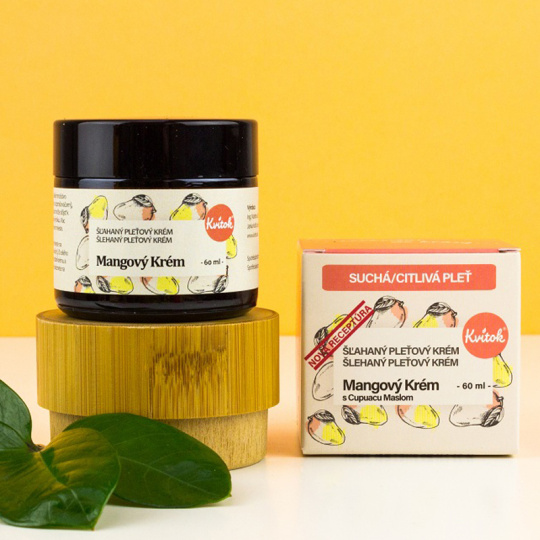KVITOK Mangový krém pro suchou a citlivou pleť 60 ml