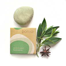 PONIO Čisticí přípravek face a intim bar Tea tree a cajeput 50 g expirace 16.11.2026