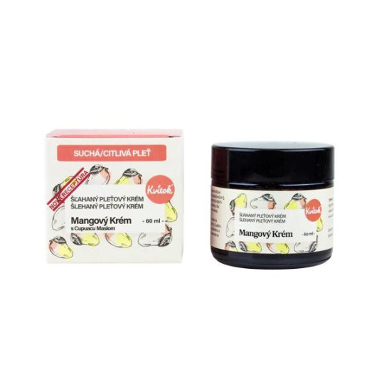 Kvitok Mangový krém s Cupuacu máslem pro suchou a citlivou pleť 60 ml