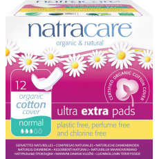 NATRACARE menstrual pads ultra extra regular with wings
