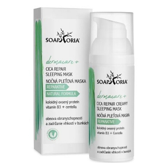 Soaphoria Dermacare Cica Repair noční regenerační maska Vitamin B3 a Centella 50 ml expirace 23.7.2026