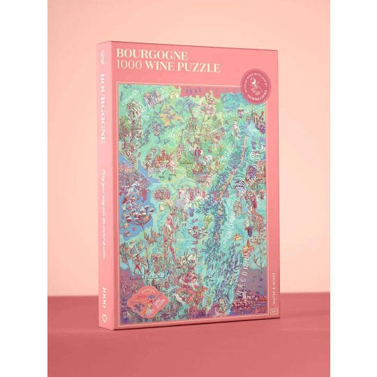 Water and Wines Puzzle Burgundsko Water and Wines Puzzle Burgundsko