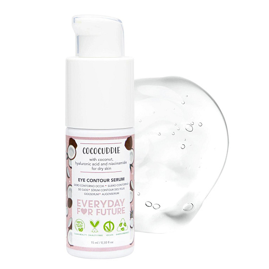 Everyday For Future Kokosové oční sérum s kyselinou hyaluronovou Cococuddle 15 ml Everyday For Future Kokosové oční sérum s kyselinou hyaluronovou Cococuddle 15 ml