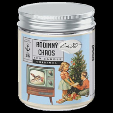 Soaphoria Limitovaná eko sojóvá svíčka Rodinný chaos 210 ml Soaphoria Limitovaná eko sojóvá svíčka Rodinný chaos 210 ml