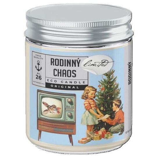 Soaphoria Limitovaná sojóvá svíčka Rodinný chaos 210 ml Soaphoria Limitovaná sojóvá svíčka Rodinný chaos 210 ml