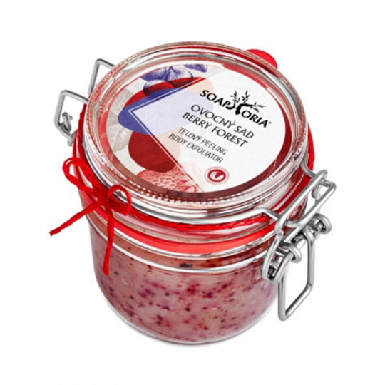 Soaphoria Organický solný tělový peeling Ovocný sad 255 ml