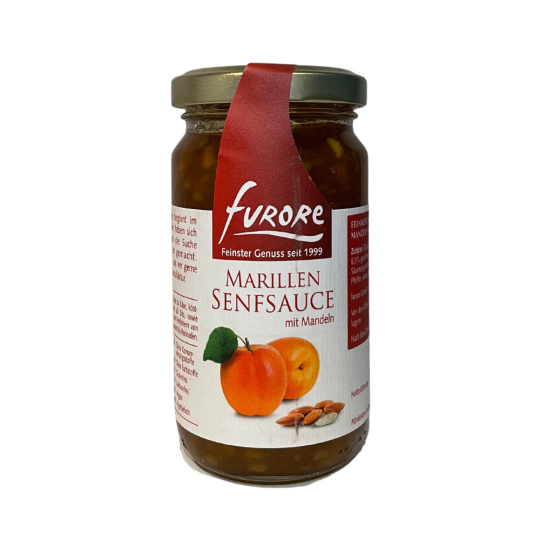 FURORE hořčičná omáčka meruňky s mandlemi 250 g