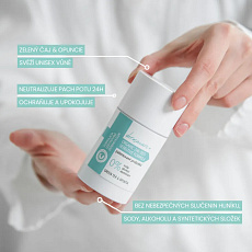 Soaphoria Dermacare 24h Organický deodorant Green tea a Opuncie 75 ml