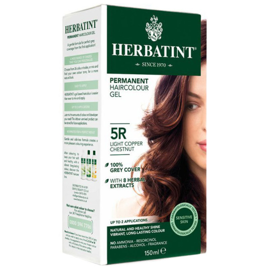 HERBATINT Permanentní barva na vlasy Světle měděný kaštan 5R