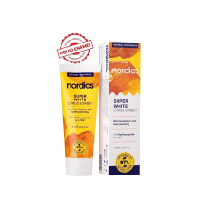 Nordics Přírodní remineralizační bělící zubní pasta Super White 75 ml