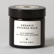 BATCH #001 Organický balzám z včelího vosku s tea tree a levandulí 120 ml