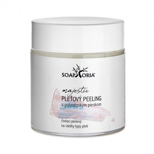 SOAPHORIA Pleťový peeling s růžovým polynéským pískem 100 ml