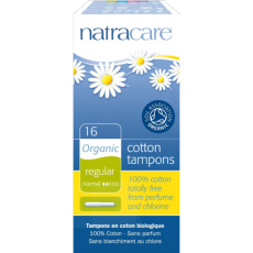 NATRACARE tampons with applicator regular
