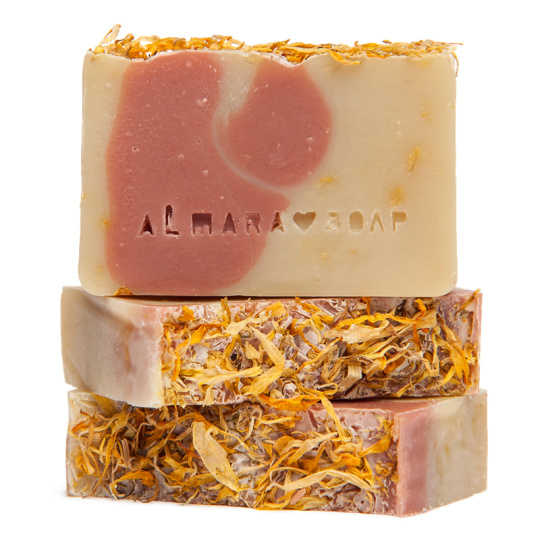 Almara Soap Ručně vyráběné mýdlo Babiččina zahrádka 90 g expirace 1.4.2026
