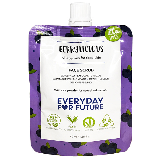 Everyday For Future Zpevňující peeling na obličej Berrylicious Glow 40 ml Everyday For Future Zpevňující peeling na obličej Berrylicious Glow 40 ml