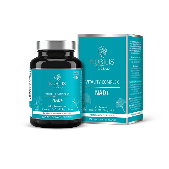 Nobilis Tilia Podpora energie a vitality Vitality Complex NAD+ 60 ks Nobilis Tilia Podpora energie a vitality Vitality Complex NAD+ 60 ks
