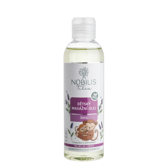 Nobilis Tilia Dětský masážní olej Žofie 200 ml Nobilis Tilia Dětský masážní olej Žofie 200 ml
