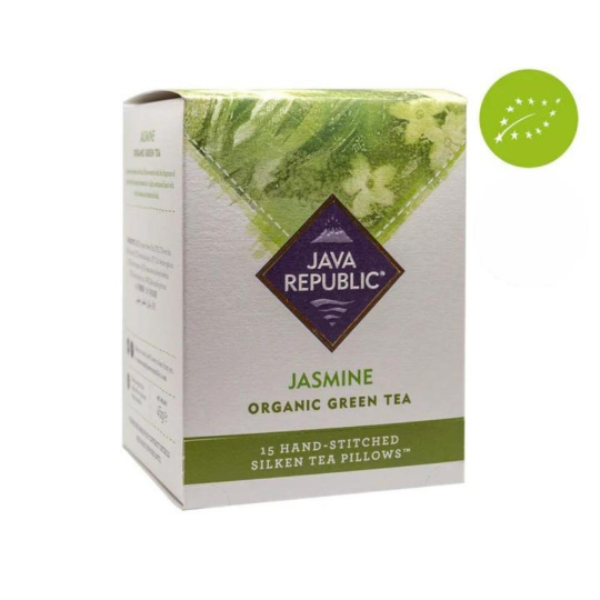 JAVA REPUBLIC BIO zelený čaj Jasmine 15 ks po datu expirace 28.2.2024