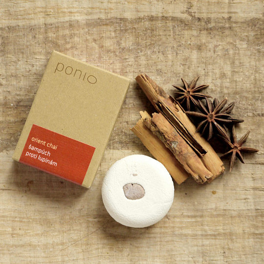 Ponio Tuhý šampon proti lupům Orient Chai 30 g Ponio Tuhý šampon proti lupům Orient Chai 30 g