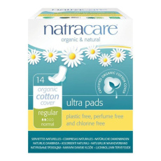 NATRACARE menstrual pads ultra regular with wings