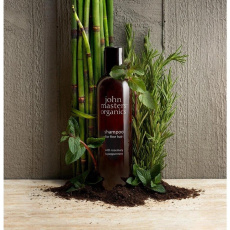 John Masters Organics Šapon pro jemné vlasy s rozmarýnem a mátou 236 ml