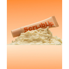 Trew Cukrový peeling na rty s broskví ScrubLip 15 ml