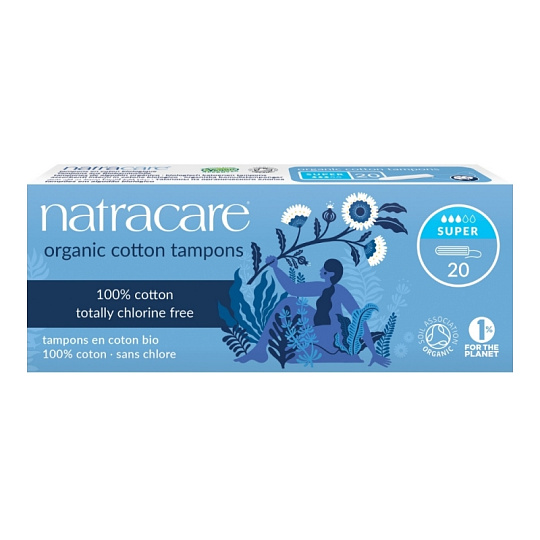 NATRACARE Tampóny super 20 ks po datu expirace 1.2.2026