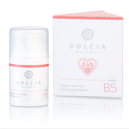 Dulcia Natural Šípkový krém na tvář Ectoin a provitamín B5 50 ml