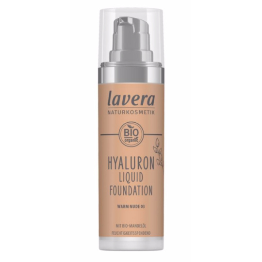 LAVERA lehký tekutý make-up s kyselinou hyaluronovou 03 Warm Nude 30 ml