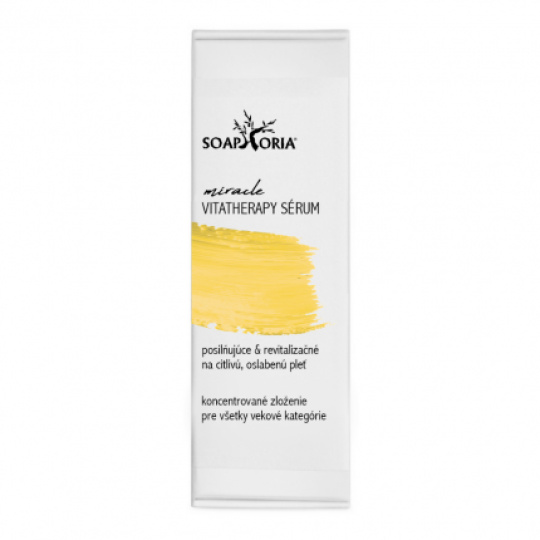 Soaphoria Miracle Vitatherapy posilující a revitalizační sérum pro oslabenou pleť bez života 15 ml expirace 9.1.2026