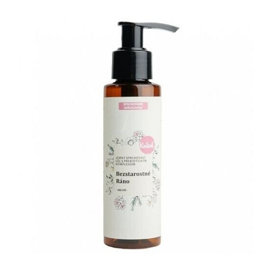 Kvitok Jemný sprchový gel s prebiotickým komplexem Bezstarostné ráno 100 ml