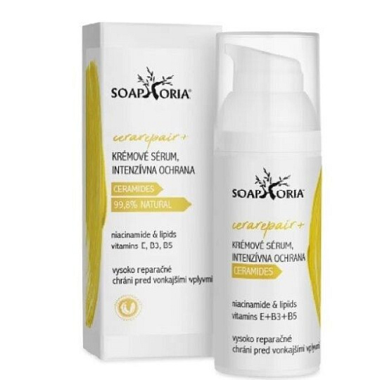 Soaphoria Cerarepair ceramidové krémové sérum na ochranu před vnějšími vlivy 50 ml Soaphoria Cerarepair ceramidové krémové sérum na ochranu před vnějšími vlivy 50 ml