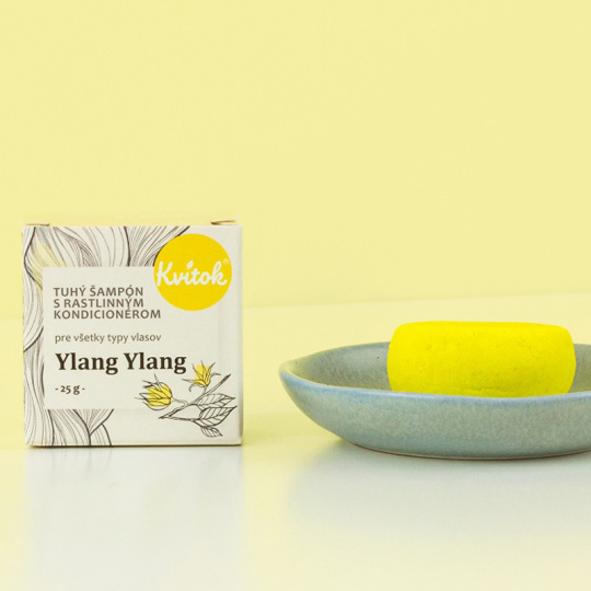KVITOK Tuhý šampon s kondicionérem  Ylang Ylang 25 g