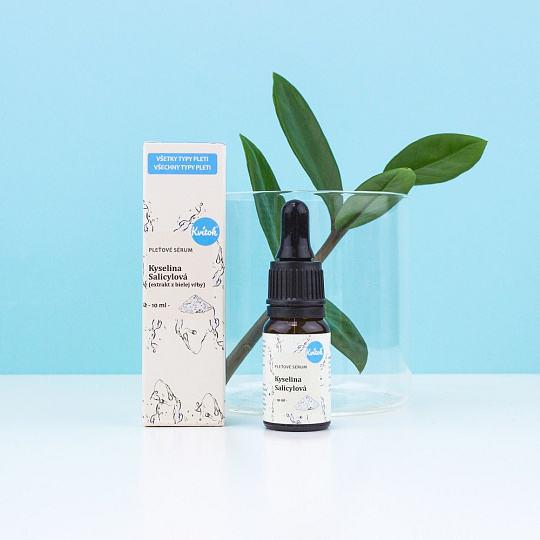 Kvitok Pleťové sérum kyselina salicylová 10 ml po datu expirace 3/26