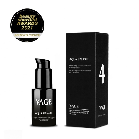 Yage č. 4 Hydratační esence s multi molekulární KH a niacinamidem Aqua Splash 30 ml