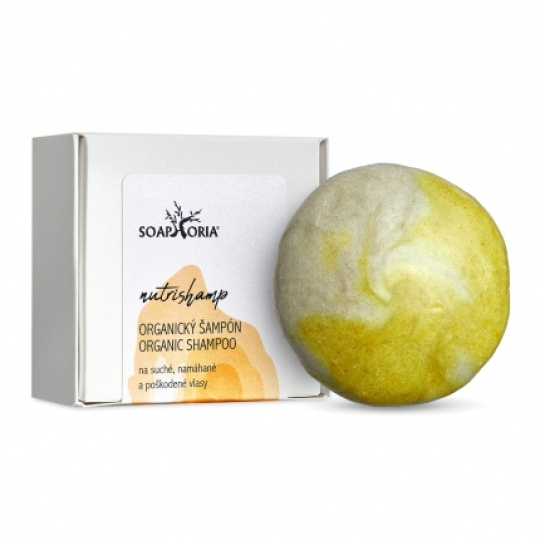 Soaphoria NutriShamp tuhý šampon na suché, namáhané poškozené vlasy 60 g