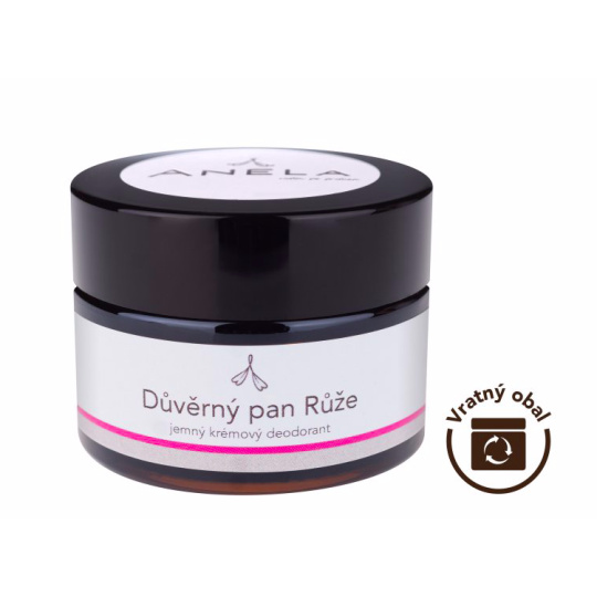 Anela Důvěrný pan Růže jemný krémový deodorant