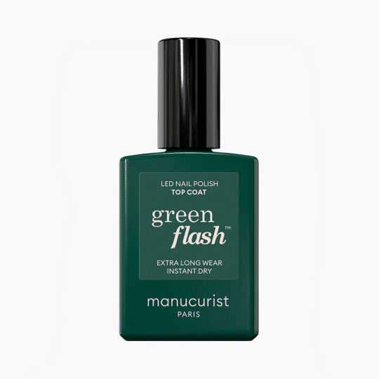 Manucurist UV nadlak Green Flash LED Top coat 15 ml