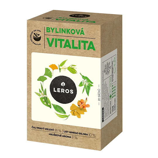 Leros Bylinková vitalita 20 sáčků