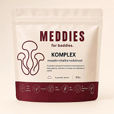 Yage Meddies komplex extrakt z funkčních hub Mozek - vitalita - odolnost 60 ks Yage Meddies komplex extrakt z funkčních hub Mozek - vitalita - odolnost 60 ks