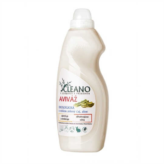 Cleano Ekologická aviváž Zelený čaj a aloe vera 1,5 l expirace 15.3.2026