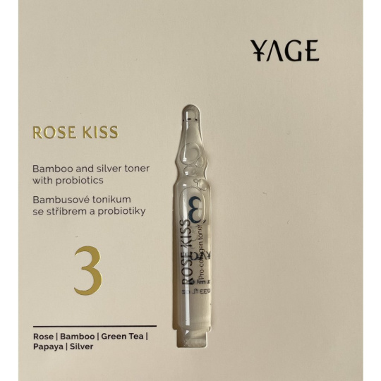 Yage Č. 3 Bambusové tonikum se stříbrem a probiotiky Rose Kiss vzoreček 1 ml