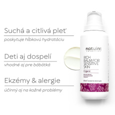 Natuint Cosmetics Výživný balzám pro citlivou pokožku 175 ml