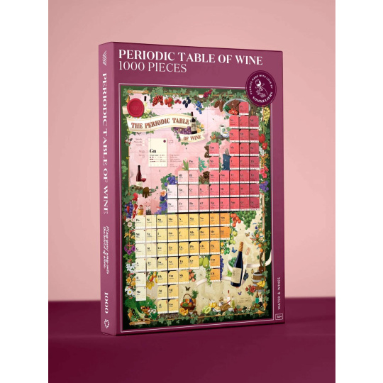 Water and Wines Periodická tabulka vína Puzzle Water and Wines Periodická tabulka vína Puzzle