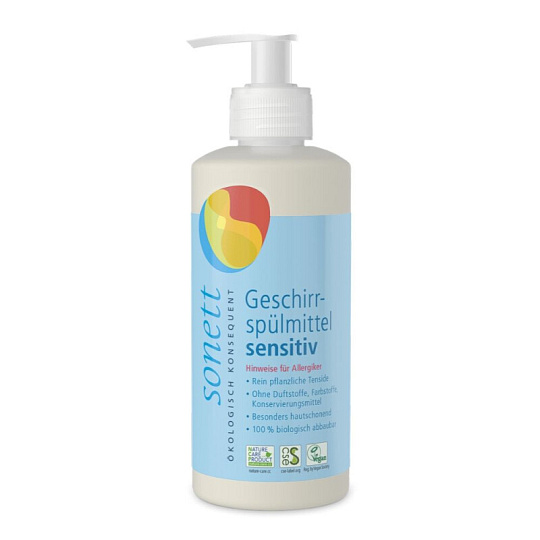 Sonett Tekutý prostředek na nádobí Sensitive 1 l