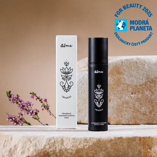 Alma Funkční pleťový krém s růží, ceramidy a skvalanem Tridéví 50 ml Alma Funkční pleťový krém s růží, ceramidy a skvalanem Tridéví 50 ml